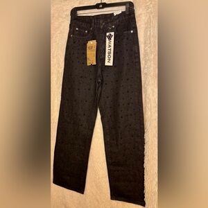 NWT Watson Black Pearl Denim Jeans – Size 28